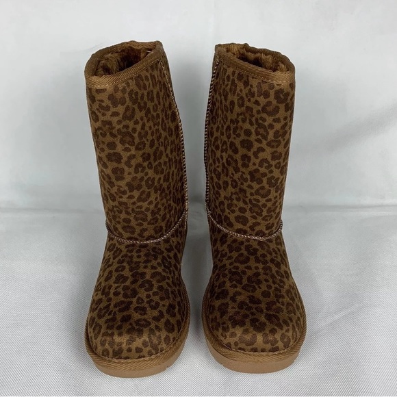 Arizona Boots Sina Size 7 Leopard Brown Faux Suede Memory Foam Insole NIB - Picture 4 of 5